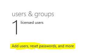 Users and Groups Screenshot