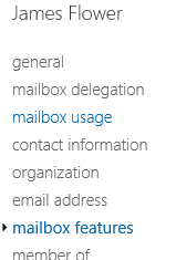 Mailbox Features Screenshot